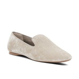 Birdies Starling Light Grey Velvet Flat Size 7.5